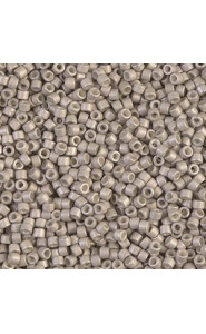 Miyuki delica Beads 11/0 - Galvanized matted ash grey DB-1176